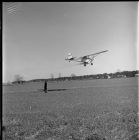 Fertilizer spread by airplane 